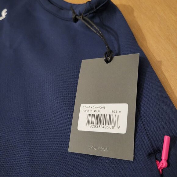 G/Fore Golf Logo DOUBLE KNIT Blue Vest Mens Size Medium Style GMM000031 - Picture 7 of 16